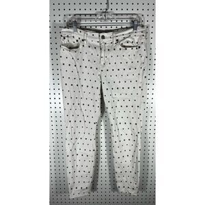 J.Crew star print toothpick jeans